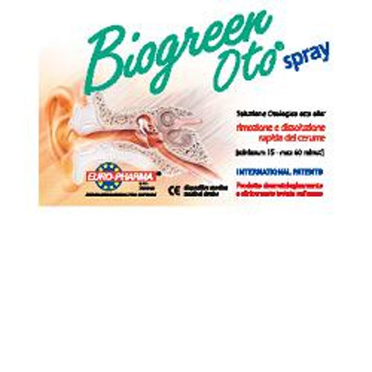 Soluzione Otologica Biogreen Oto Spray Rimozione E Dissoluzione Cerume 13 Ml