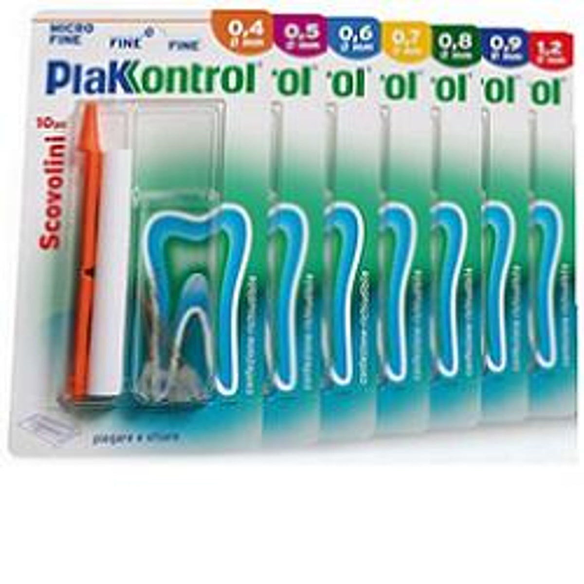 Plakkontrol Minigrip Interdental Brush 0.7 mm 10 Pieces