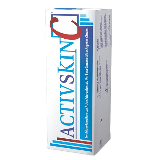 Emulsione Iamellare Activ Skin Con Acido Jaluronico 1% Betaglucano 3% E Argento Citrato 30 Ml