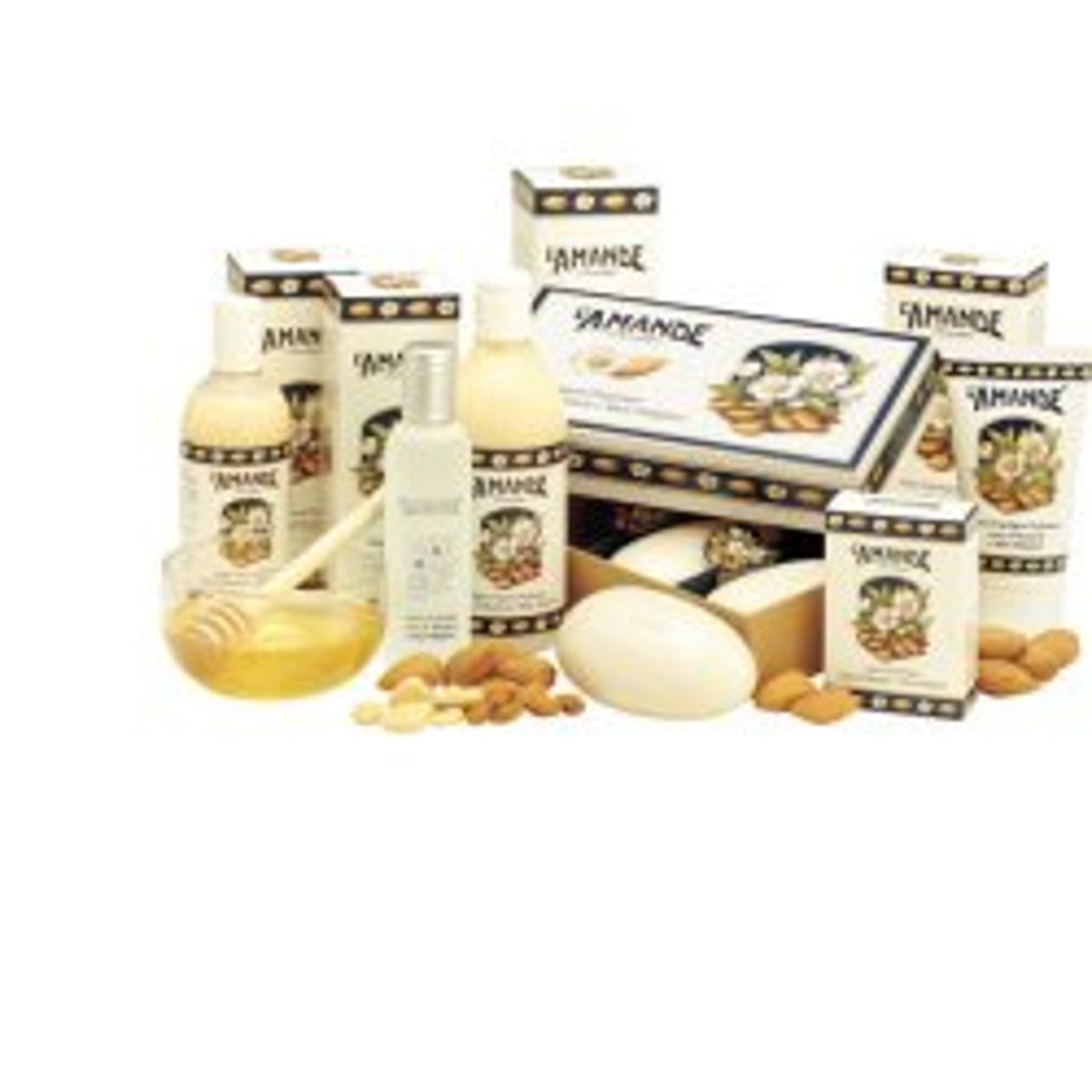 L'Amande Gel Douche Mixte Lait Miel