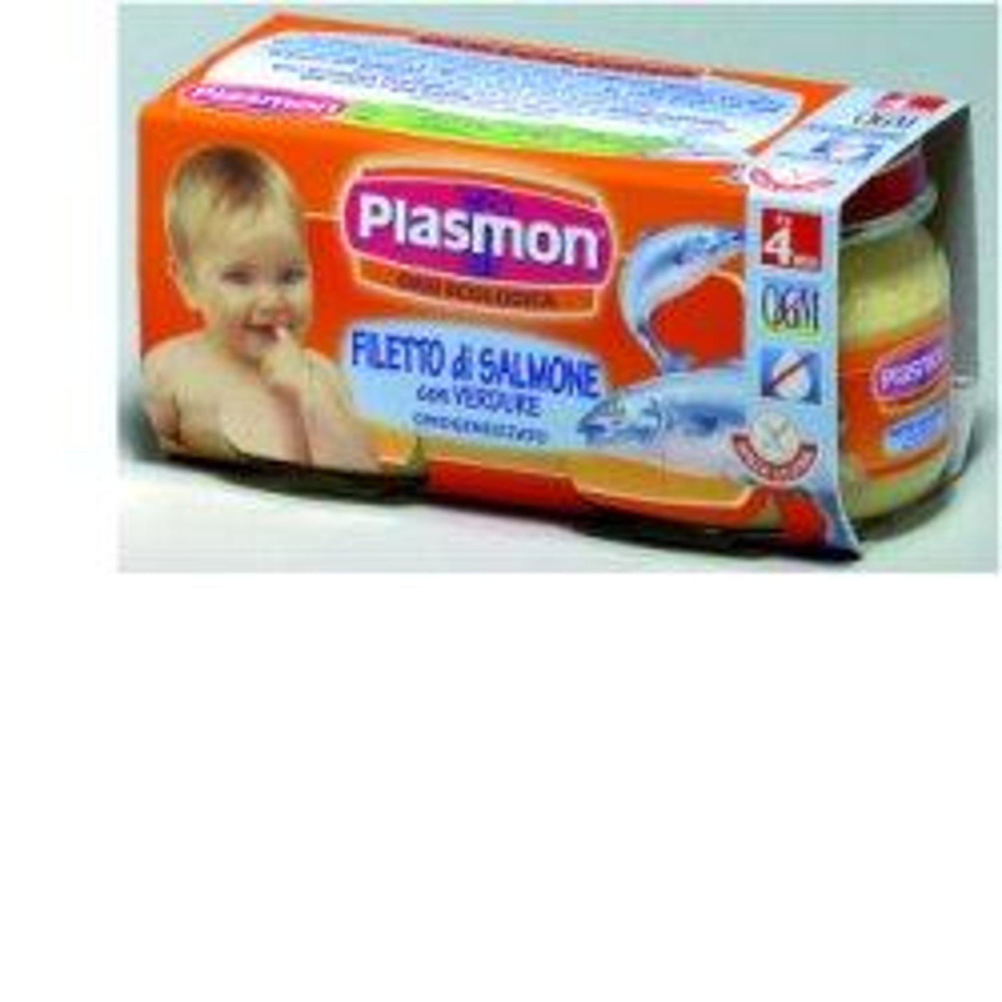 Plasmon Omogeneizzato Salmone Verdure 80 G X 2 Pezzi