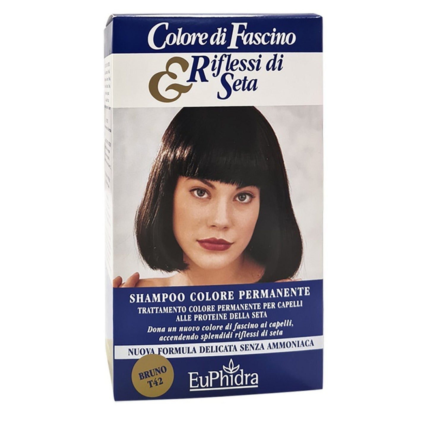 Euphidra Colore Di Fascino & Riflessi Di Seta Shampoo Colorepermanente 42 Bruno 120 Ml