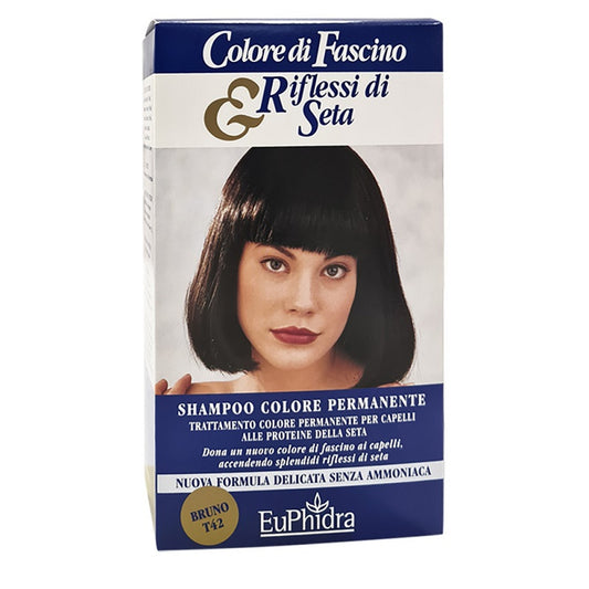 Euphidra Colore Di Fascino & Riflessi Di Seta Shampoo Colorepermanente 42 Bruno 120 Ml