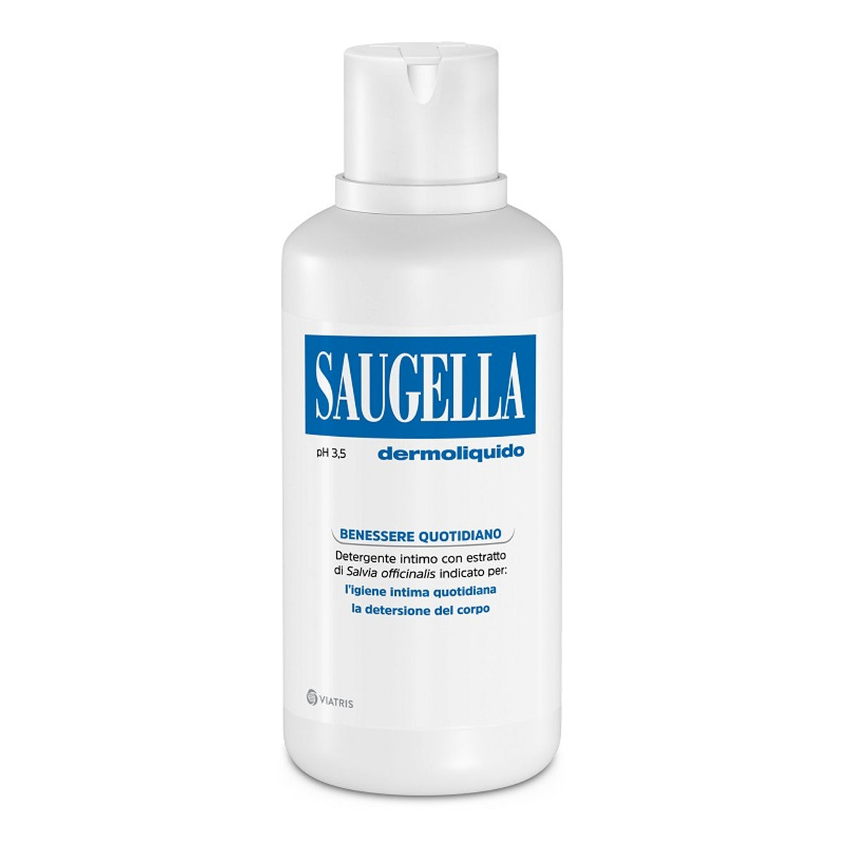 Saugella Dermoliquide pH 3,5 Nettoyant Intime Bien-être Quotidien 500 ml