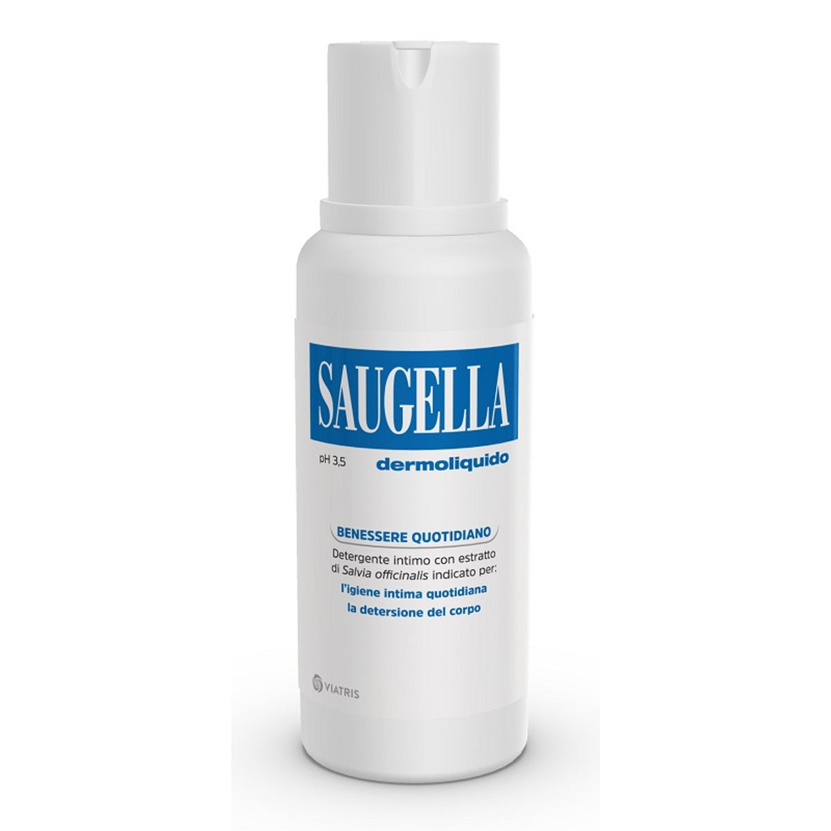 Saugella Dermoliquide pH 3,5 Soin Lavant Intime Bien-être Quotidien 750 ml