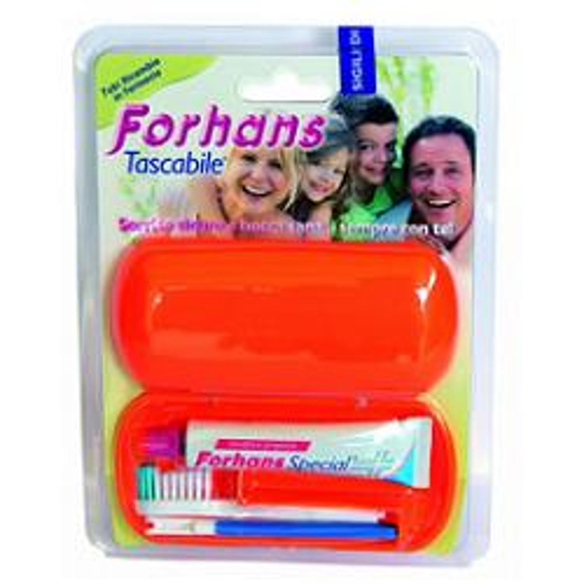 Forhans Travel Kit Pocket Size Composed Of Travel Toothbrush + Forhans Special Toothpaste Tube 12.5 Ml
