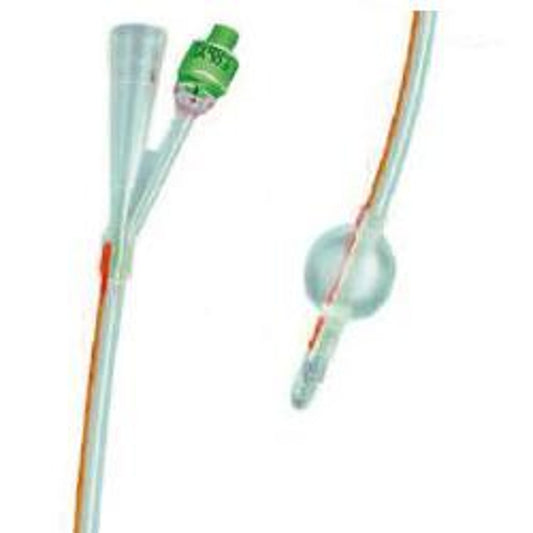 Catetere Foley In Silicone Trasparente A 2 Vie Con Palloncino 5-10Ml Diametro Ch20 6,66Mm Lunghezza 40Cm