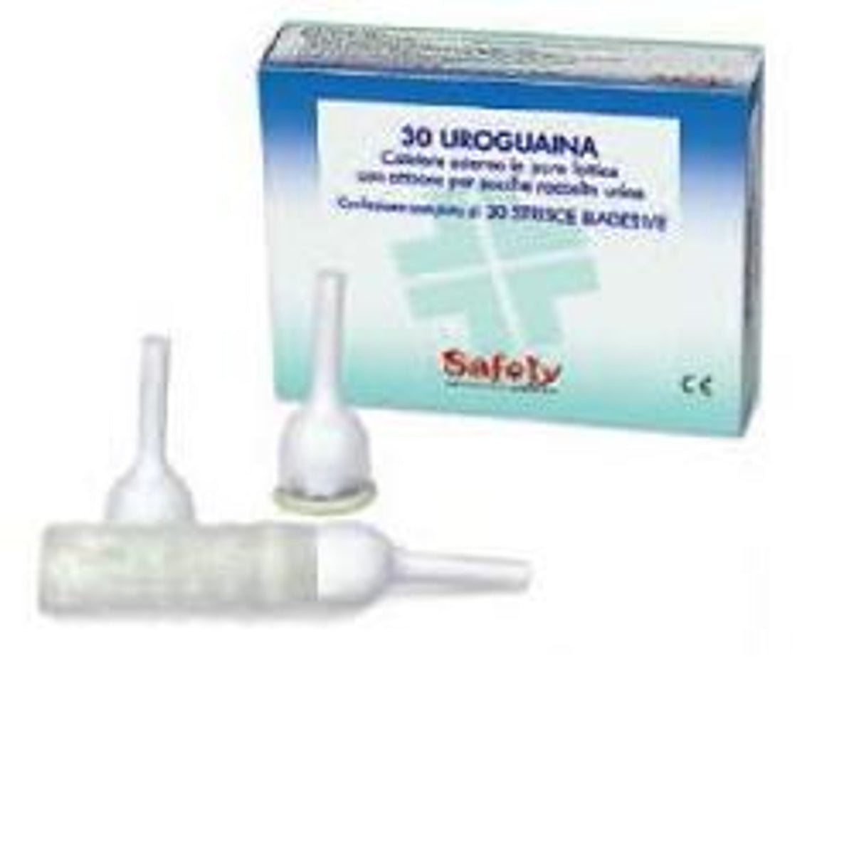 External Catheter with Double-Sided Adhesive Strip Uro-Sheath 30 mm 30 Pieces