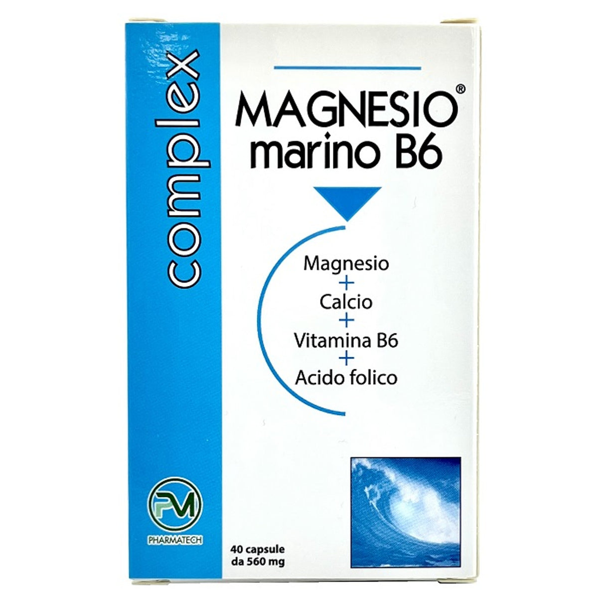Magnesium Marine B6 40 Capsules