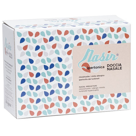 Doccia Nasale Naris Con Soluzione Fisiologica Ipertonica 8 Sacche 250 Ml + 1 Blister