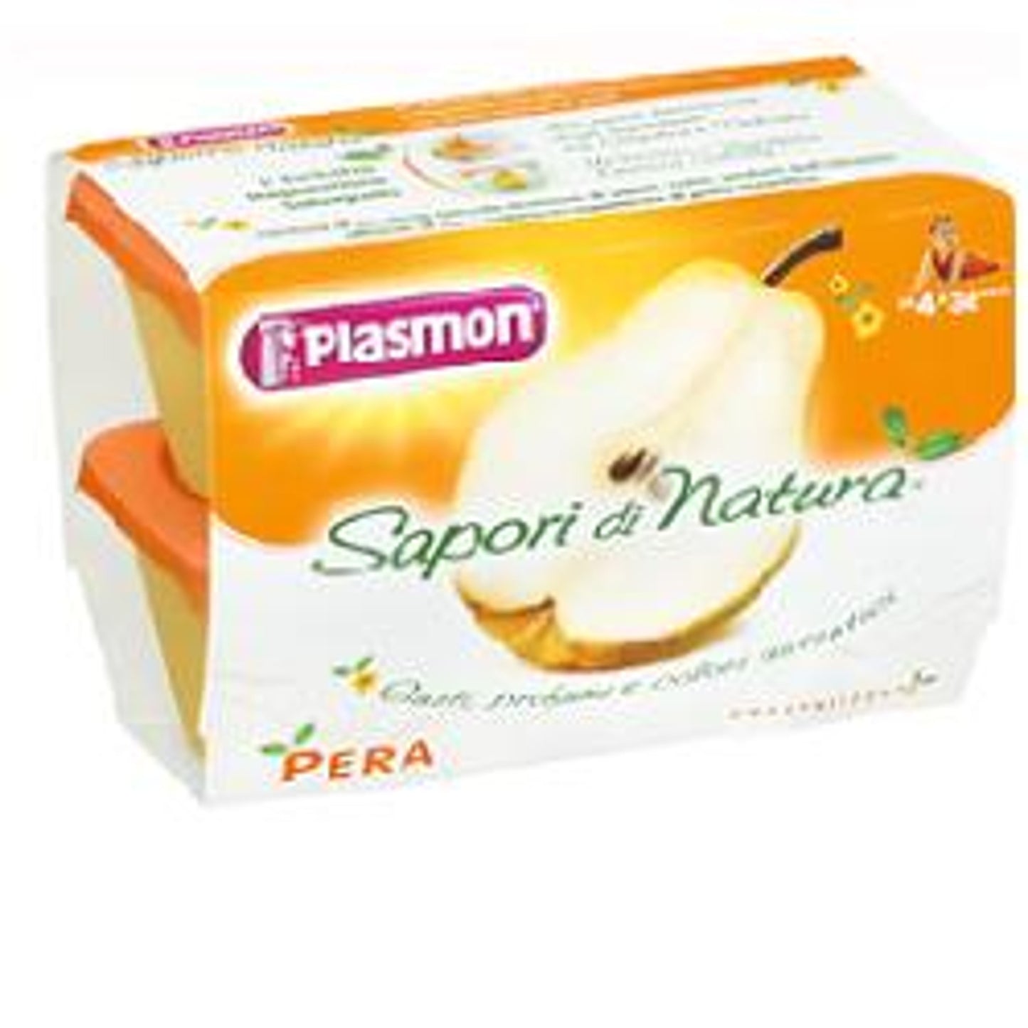 Plasmon Sapori Di Natura Omogeneizzato Pera 100 G X 4 Pezzi
