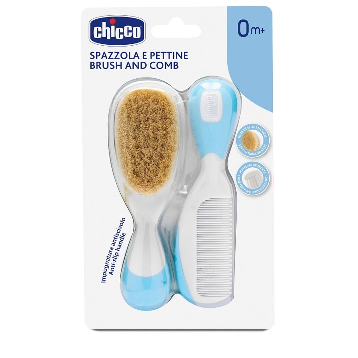 Chicco Brush + Comb Light Blue