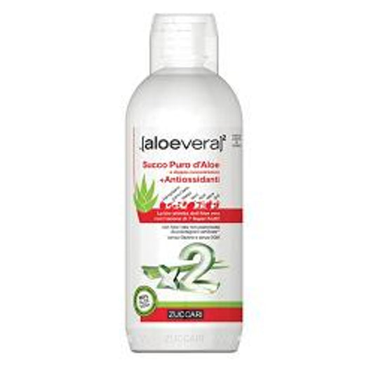 Aloevera2 Succo Puro D'Aloe A Doppia Concentrazione + Antiossidanti