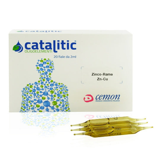 Catalitic Oligoelementi Zinco Rame Zn-Cu 20 Fiale 2 Ml