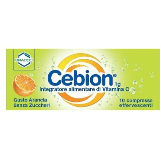 Cebion Effervescente Vit C Senza Zucchero 10 Compresse