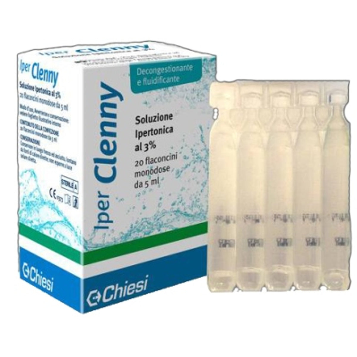 Hyper Clenny Solution Hypertonique Unidose 20 Flacons 5 Ml