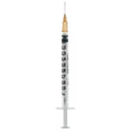 Insulin Syringe Extra Fine Tub 1ml 100 IU Removable Needle 26 Gauge 0.45x12 mm 1 Piece
