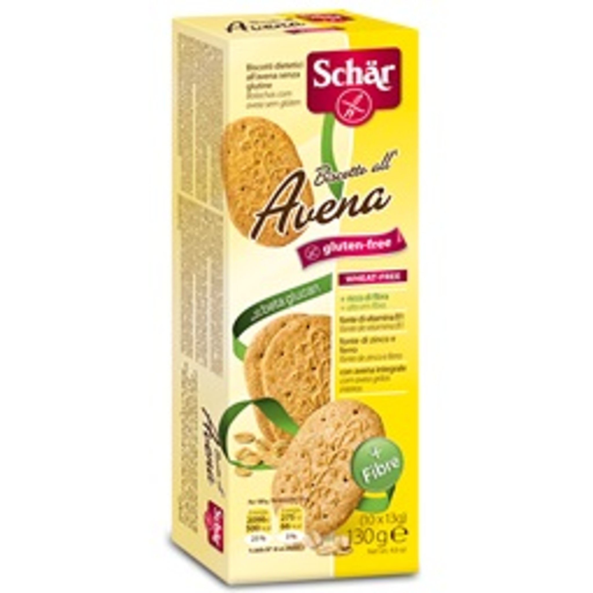 Schar Biscuits à l'Avoine 2 Sachets de 65 g
