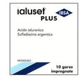 Ialuset Impregnated Gauze Non-Infected Wounds And Burns 10X10Cm 10 Pieces