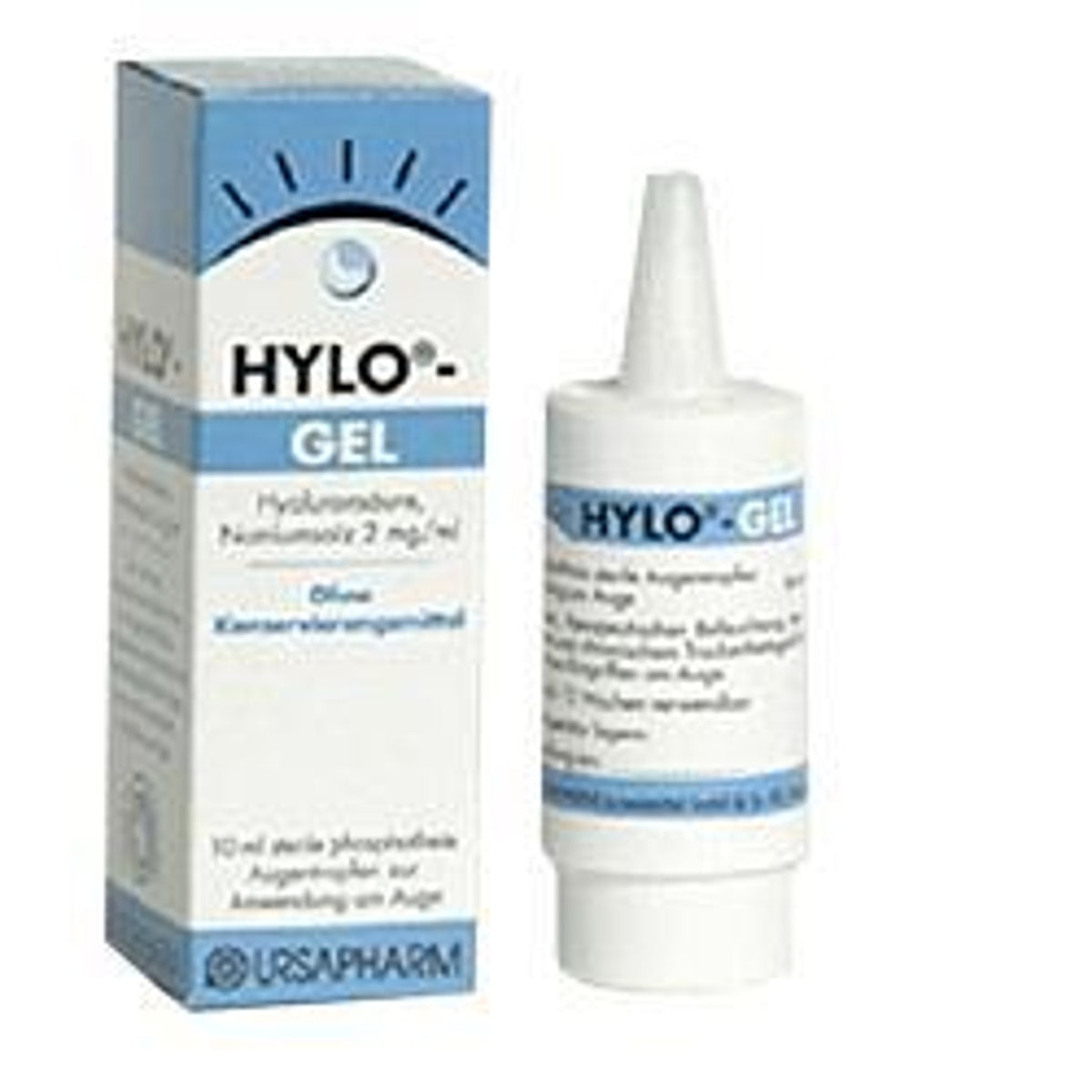Hylo-Gel Collyre Lubrifiant Acide Hyaluronique 0,2% 10 ml