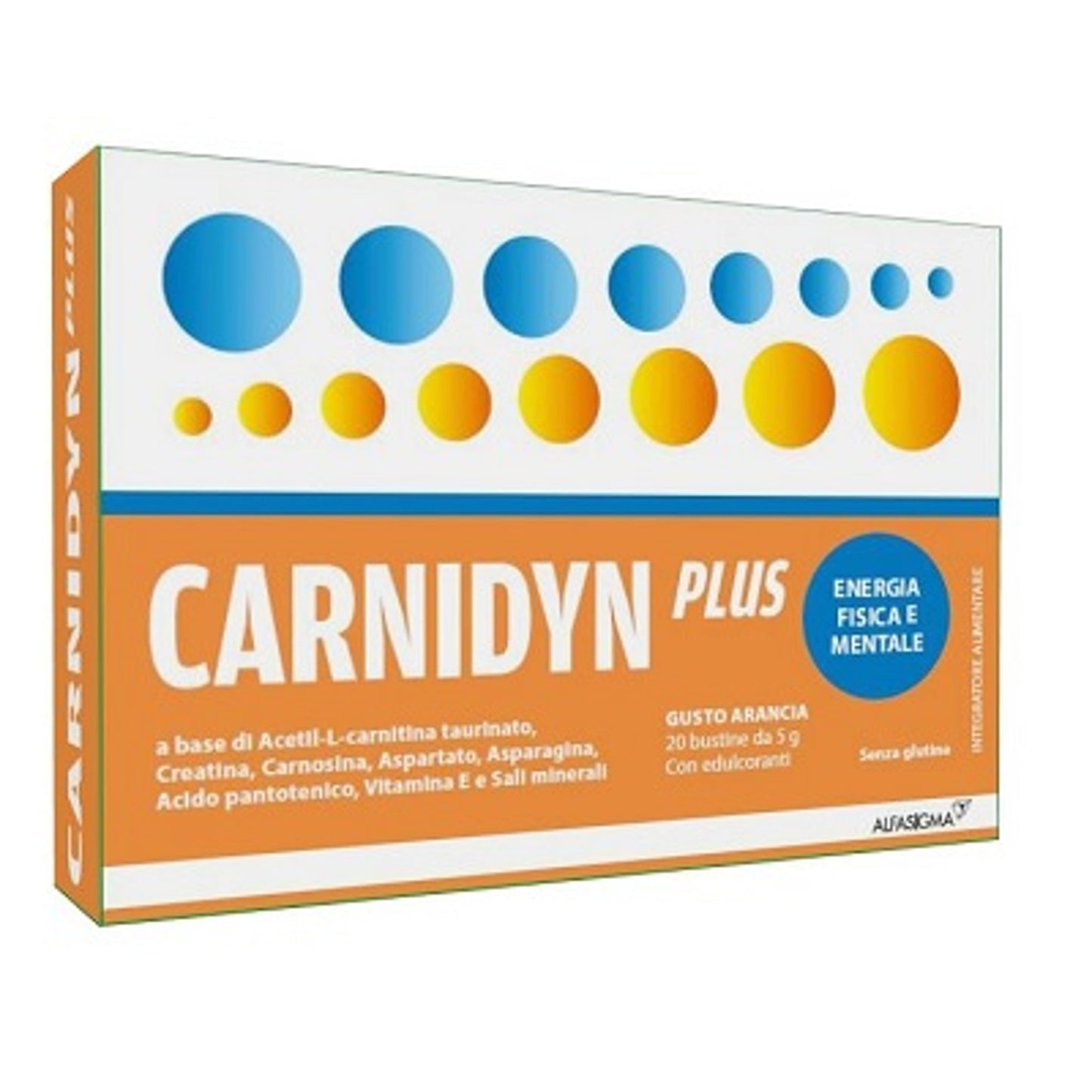 Carnidyn Plus 20 Bustine Da 5 G Gusto Arancia