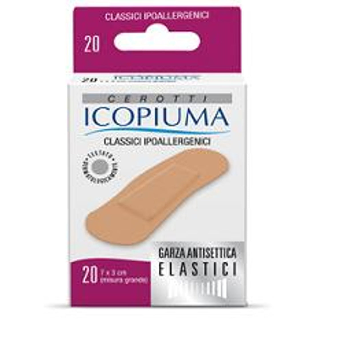 Icopiuma Pansement Classique Grand Modèle 20 Unités