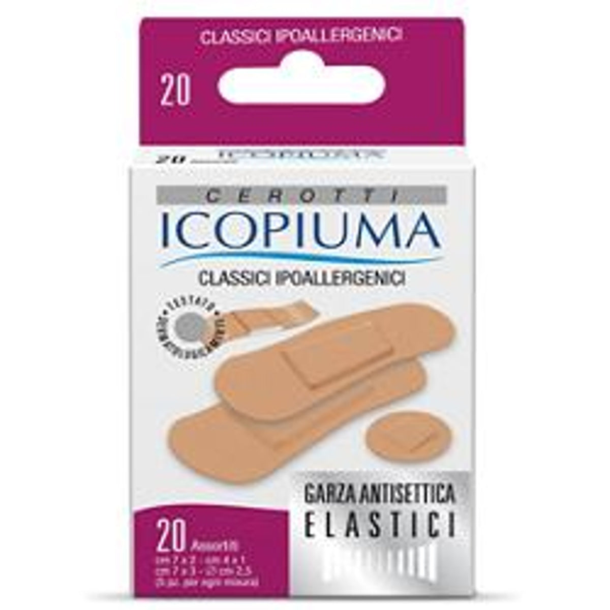 Icopiuma Pansement Classique Mix 20 Pièces