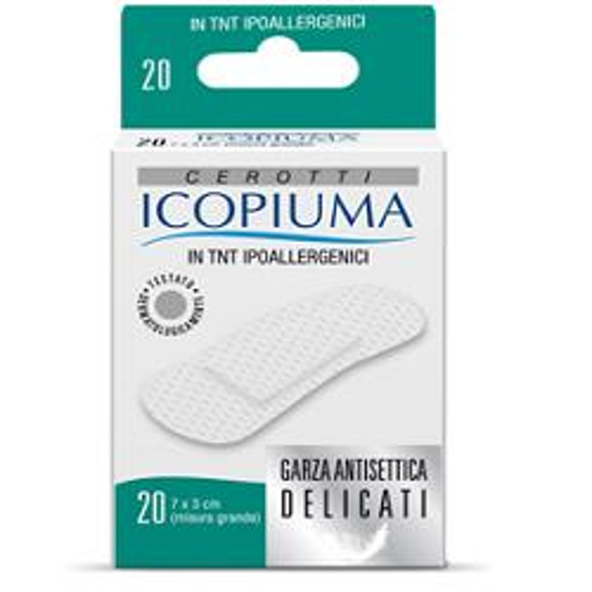 Icopiuma Pansement Tissu Non Tissé Grande Taille 20 Pièces