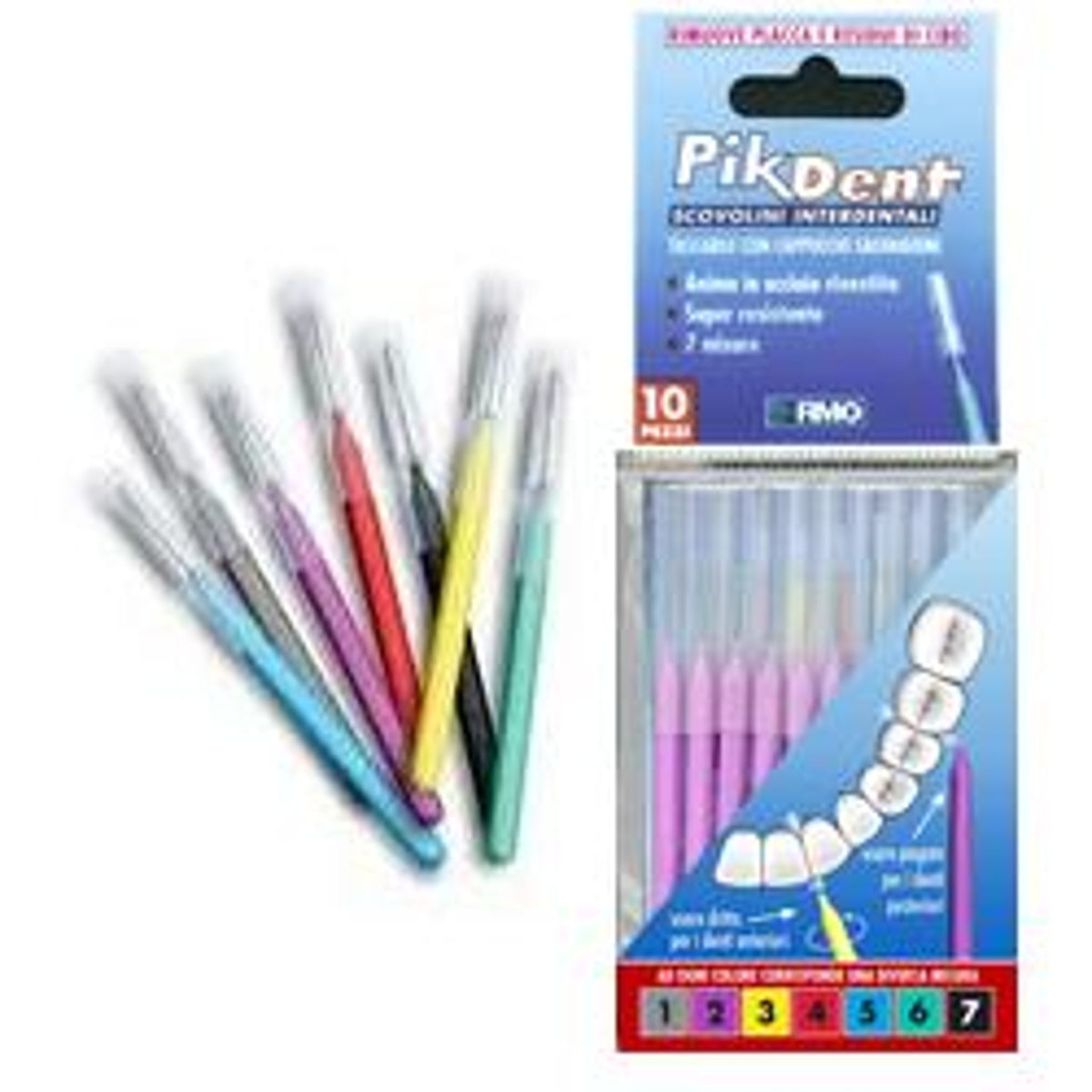 Pikdent Toothpick 1 Gray 10 Pieces