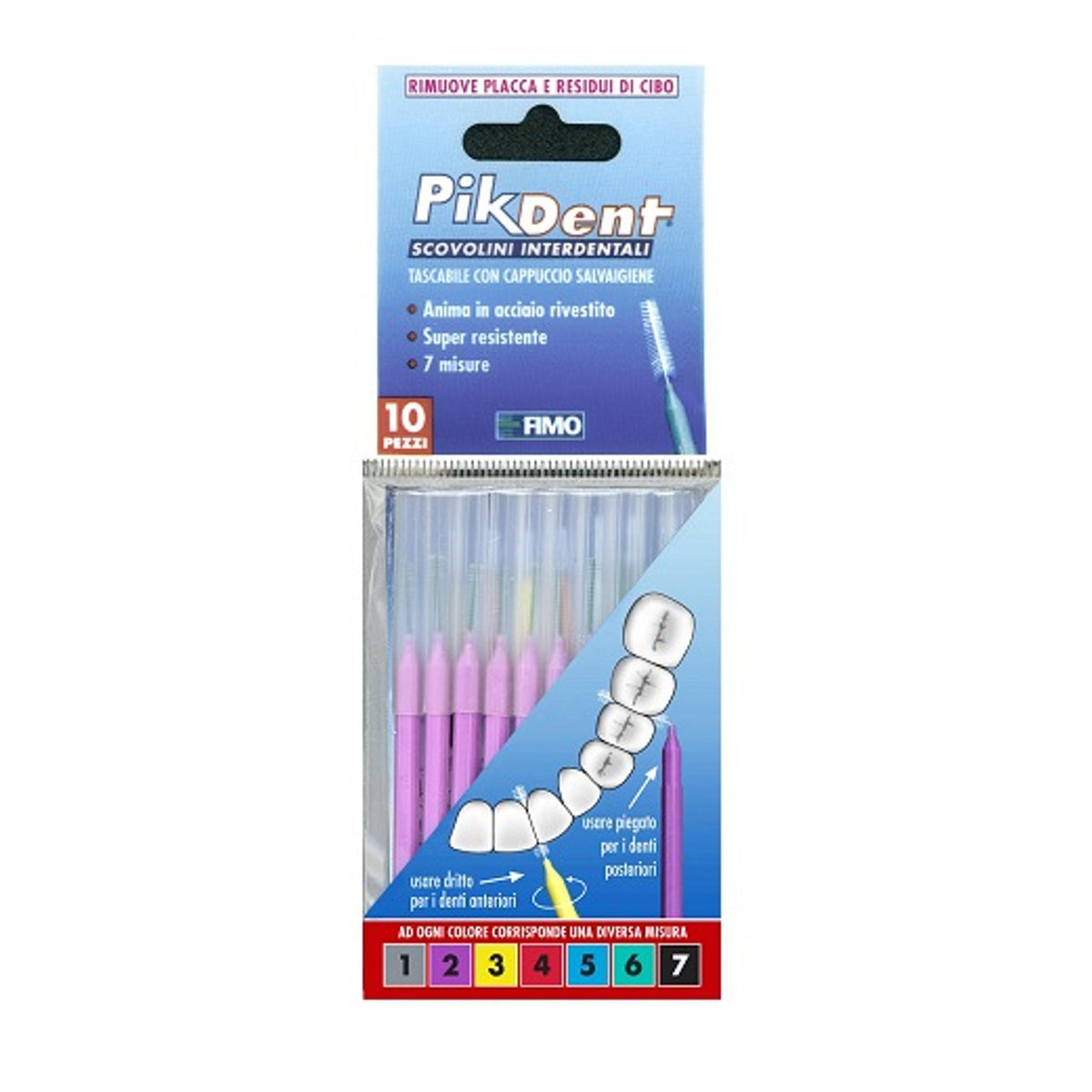 Pikdent Toothpick 2 Purple 10 Pieces