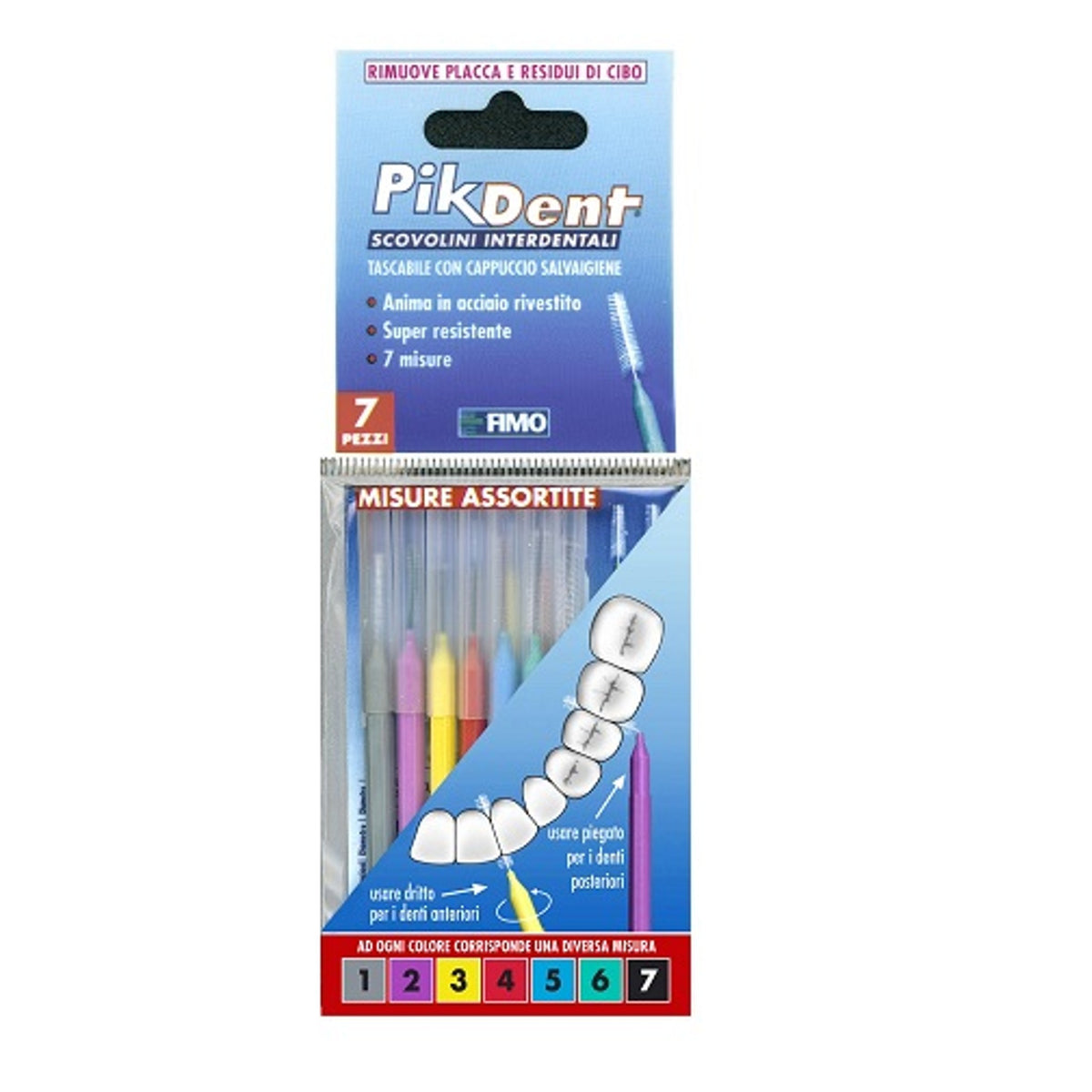 Pikdent Toothpick 1 Sachet With 7 Assorted Sizes