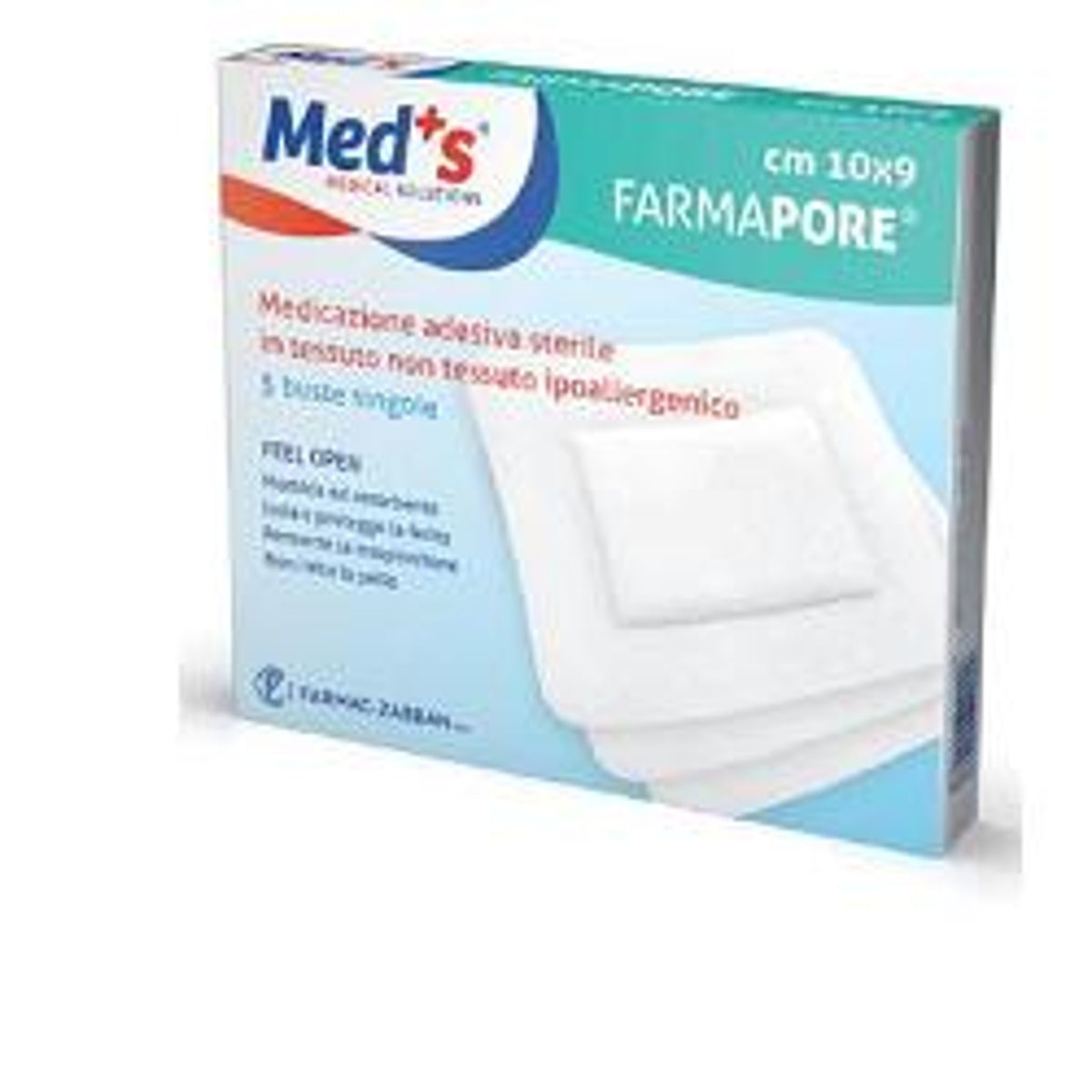 Medicazione Adesiva Meds 10X9 Cm 5 Pezzi