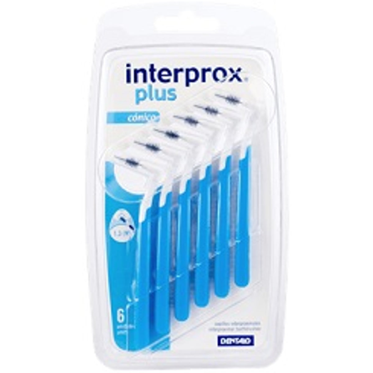Interprox Plus Conical Blue 6 Pieces