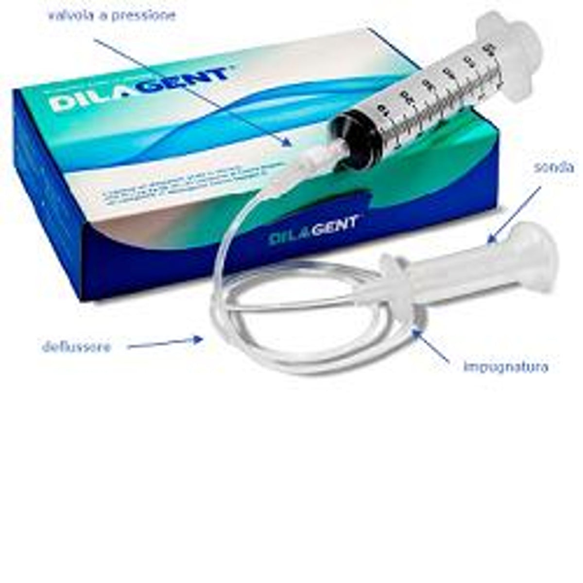Dilagent sonda anale in silicone dispositivo medico