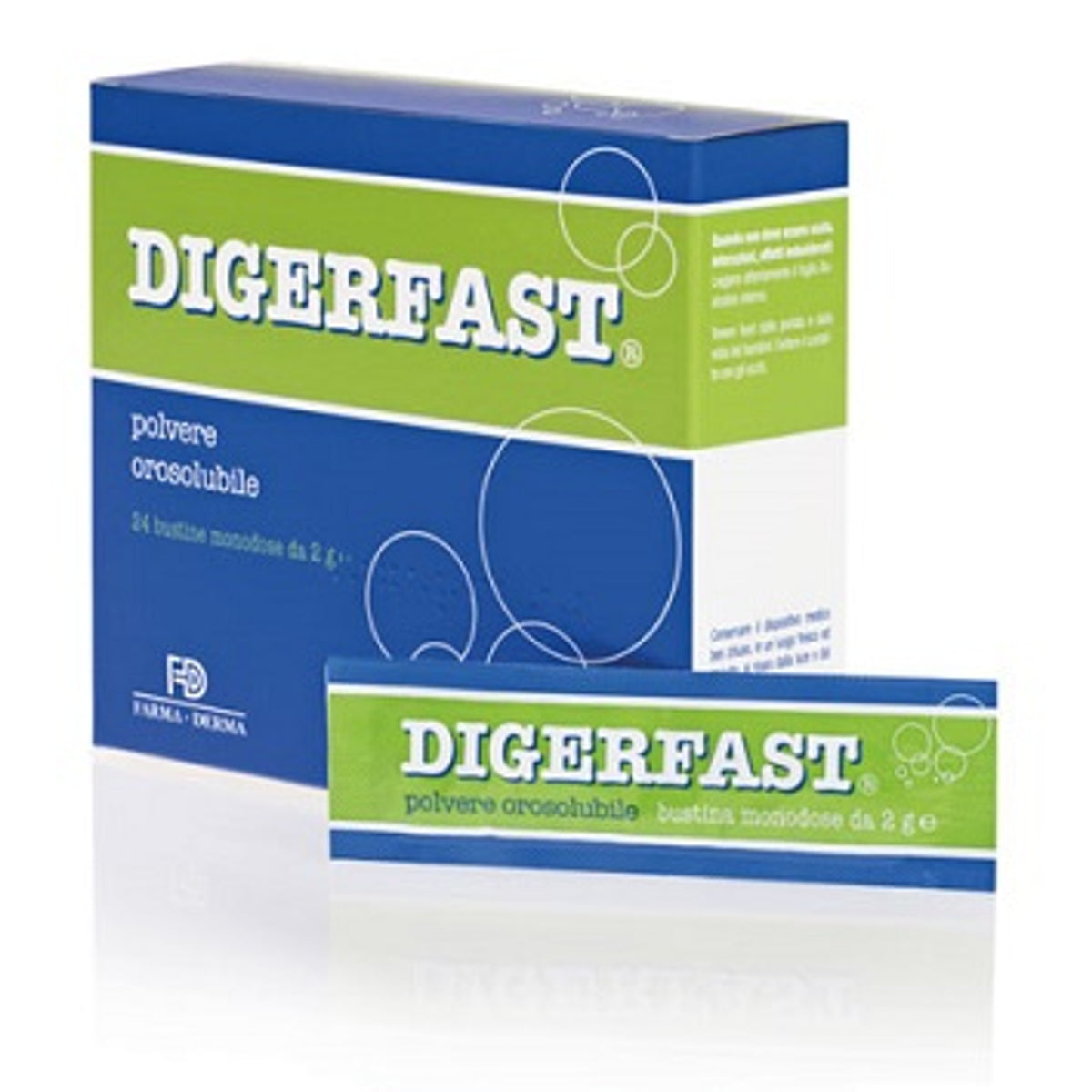 Digerfast Poudre 24 Sachets Dose Unique 2 G