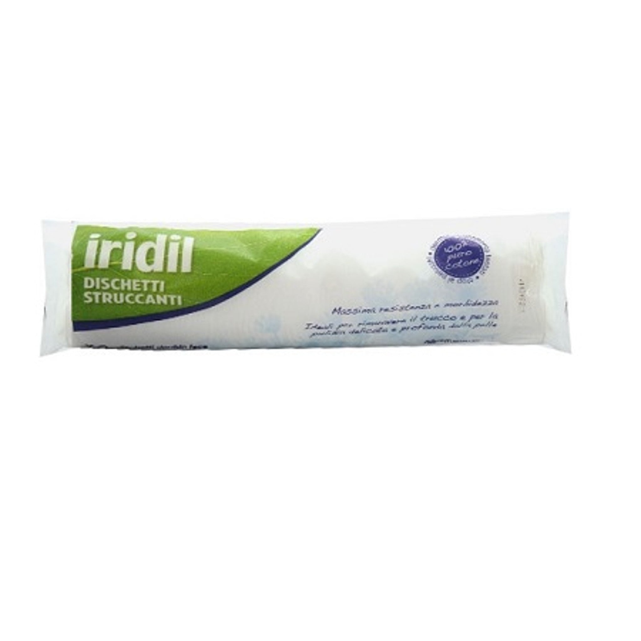 Iridil Carrés Démaquillants en Coton 80 Pièces