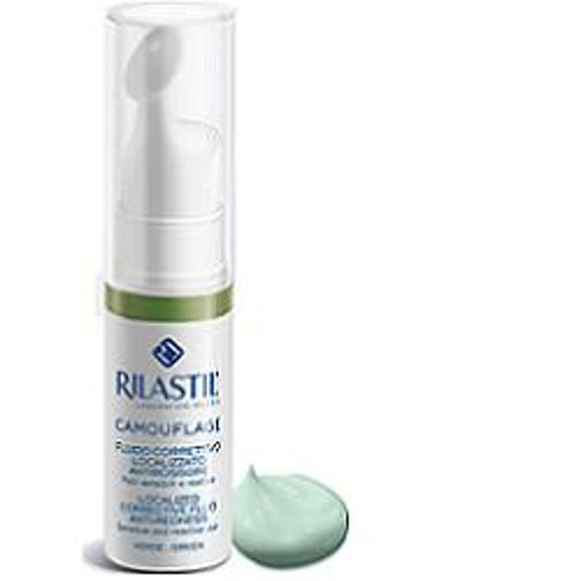 Rilastil Camouflage Fluido Correttivo Localizzato Antirossore Verde 5 Ml