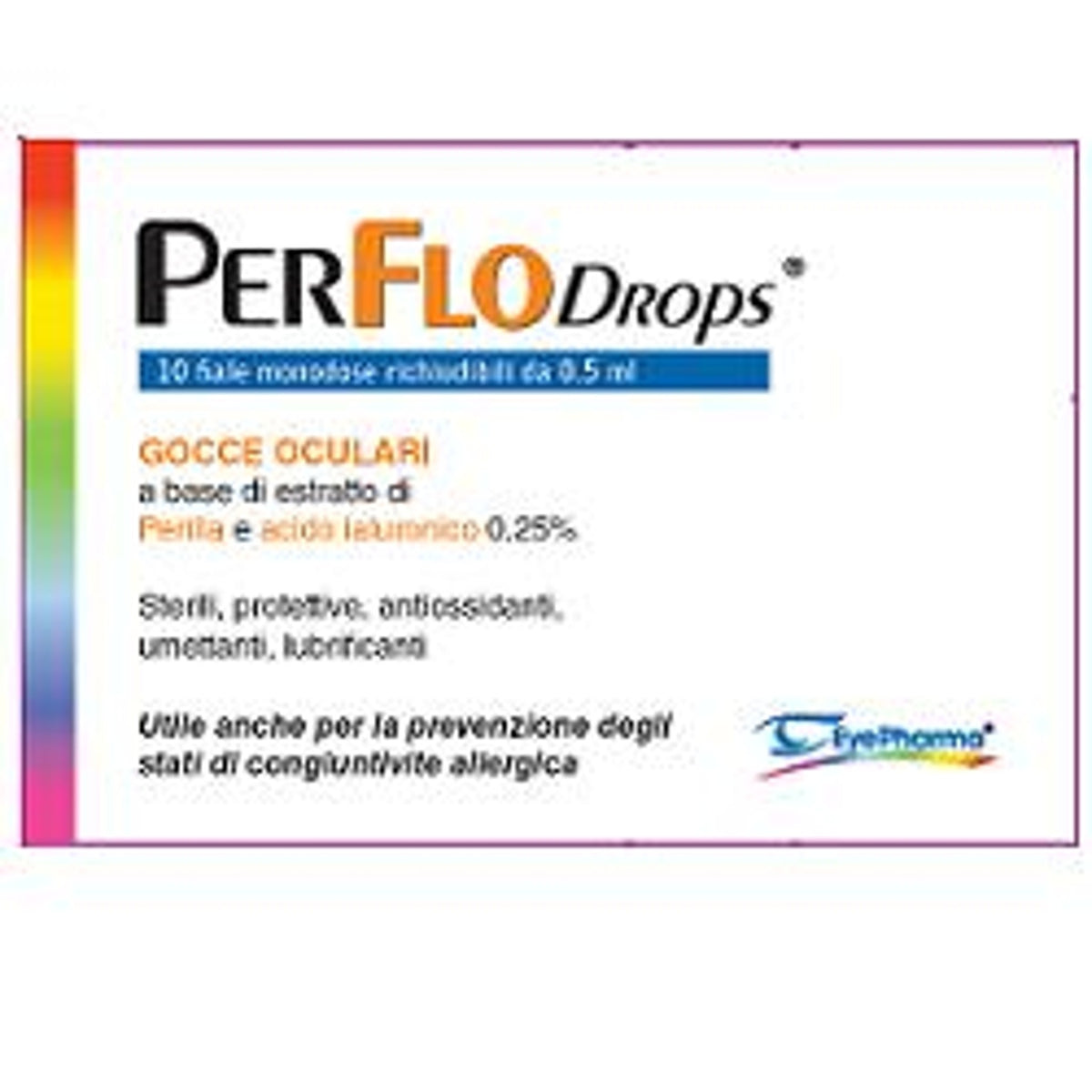 Perflo Drops Gouttes oculaires 10 flacons unidoses
