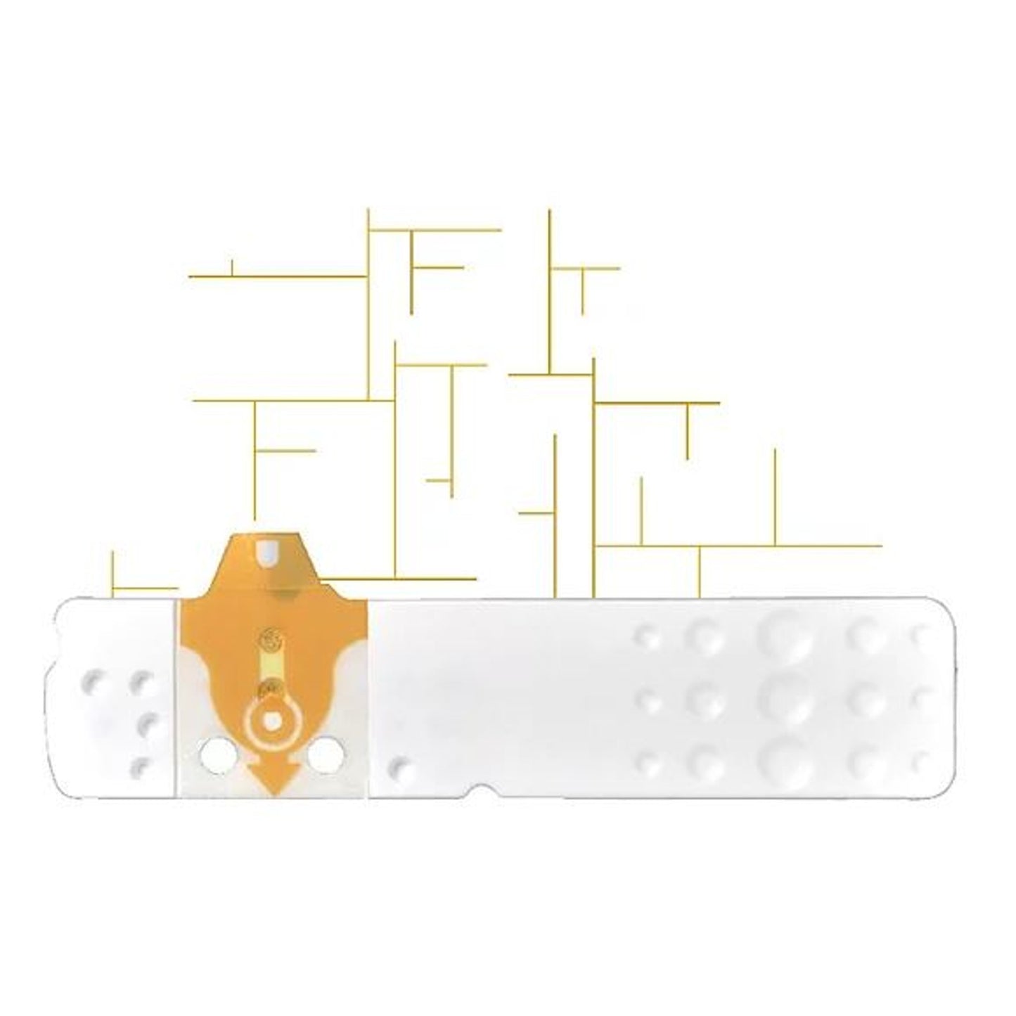 Strisce Misurazione Glicemia Linea D Oro 25 Pezzi