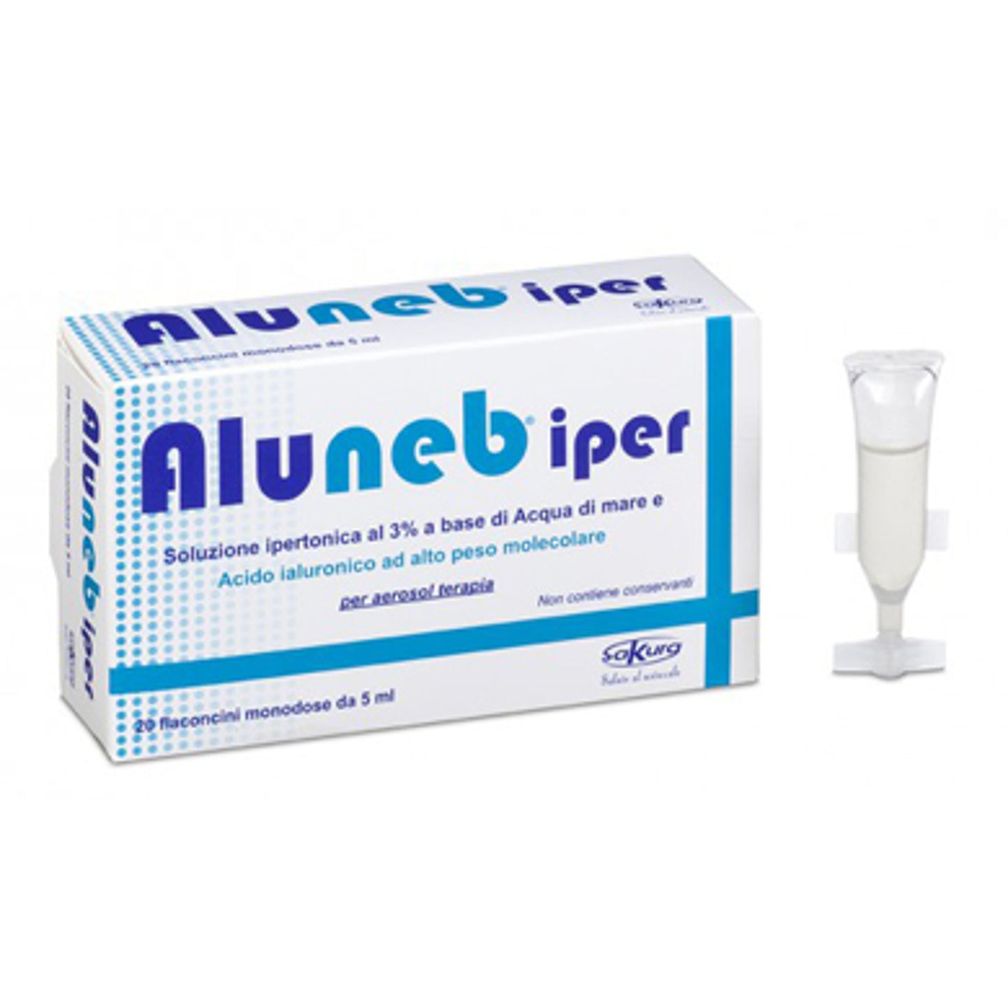 Aluneb Soluzione Ipertonica 20 Flaconcini Monodose Da 5 Ml