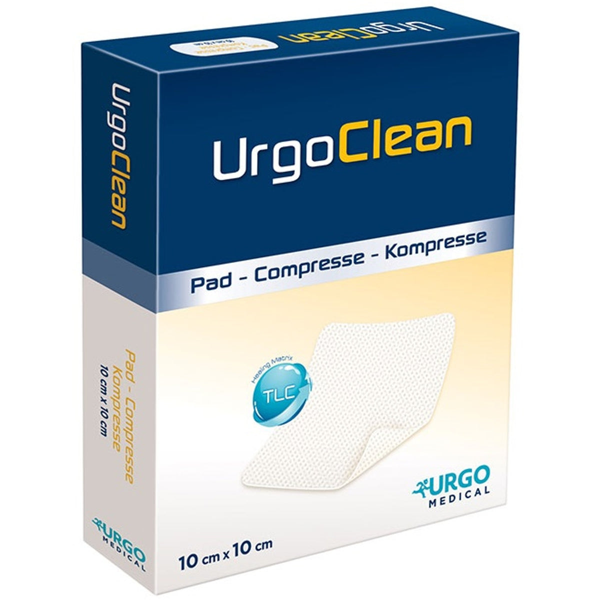 Urgoclean, medicazione assorbente gelificante 15x15 cm, 10 pezzi