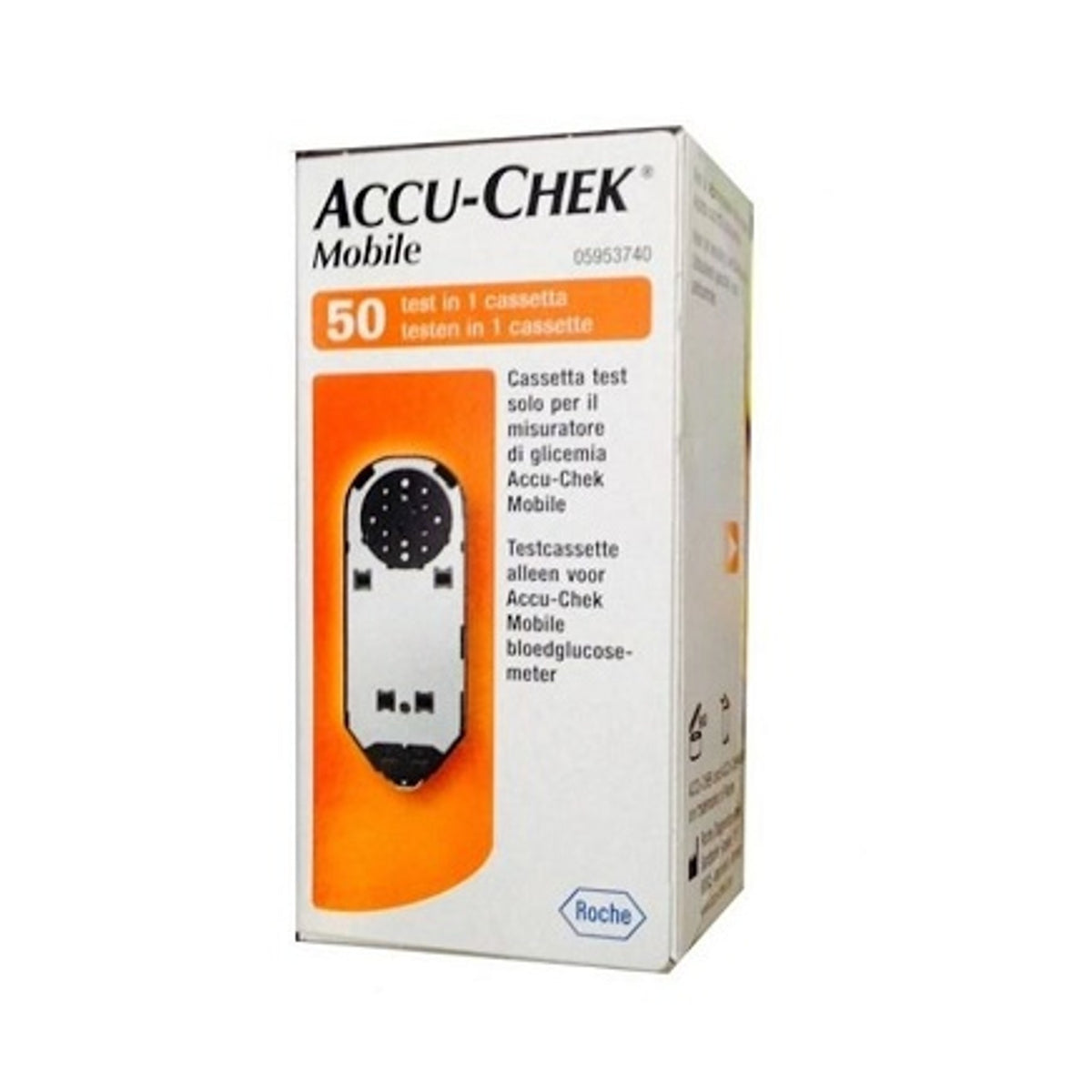 Accu-Chek Mobile cassetta test glicemia 50 test