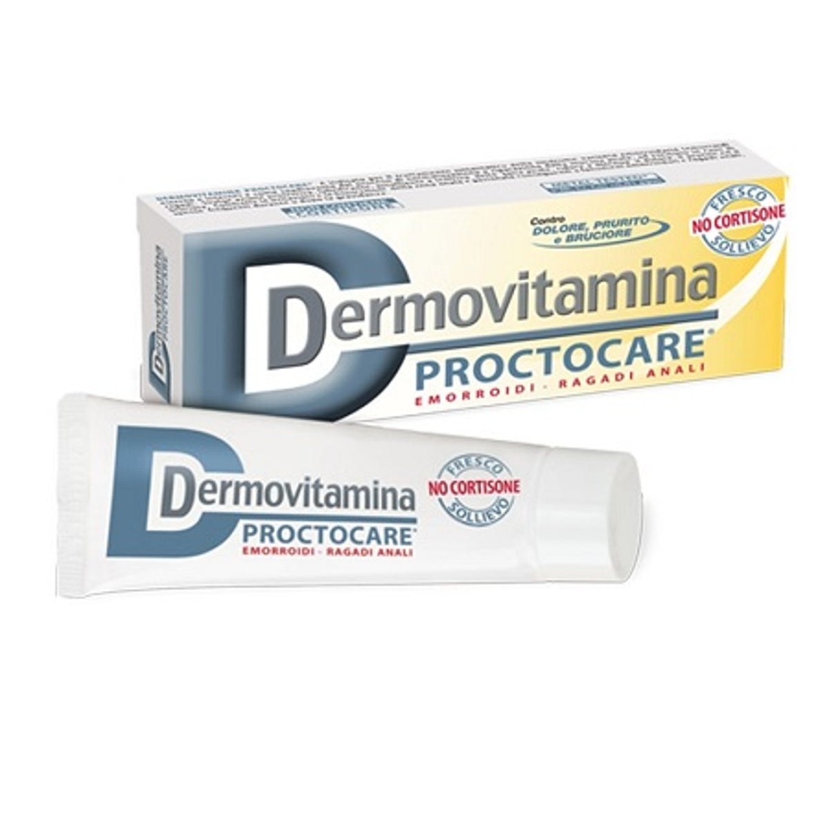 Dermovitamina Proctocare Crème Hémorroïdes Fissures Anales 30 ml avec Canule