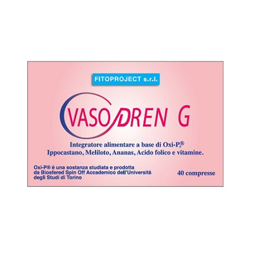 Vasodren G 40 Compresse Da 900 Mg