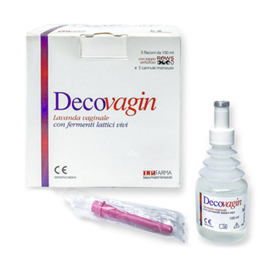 Decovagin 5 Flaconi Da 100 Ml + 5 Cannule Monouso
