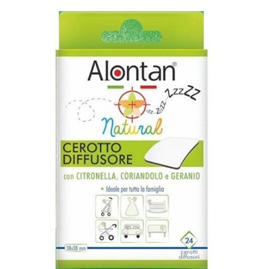 Alontan Natural Cerotto Antizanzara Adesivo 21 Pezzi