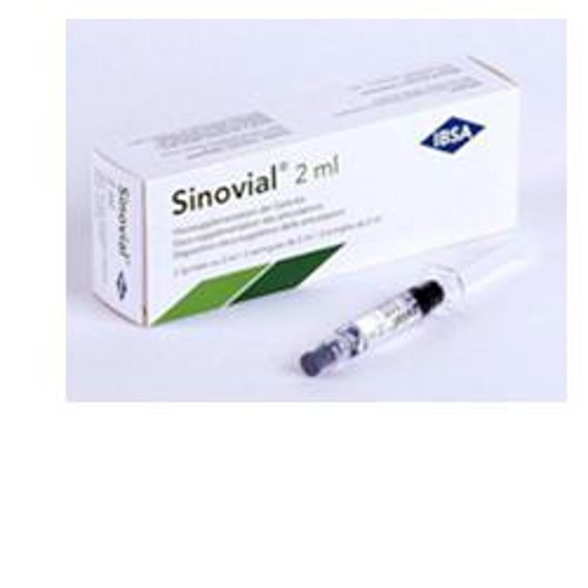Siringa Intra-Articolare Sinovial 16 Acido Ialuronico Sale Sodico 0,8% 16Mg/2Ml 2Ml + Ago 21 Gauge