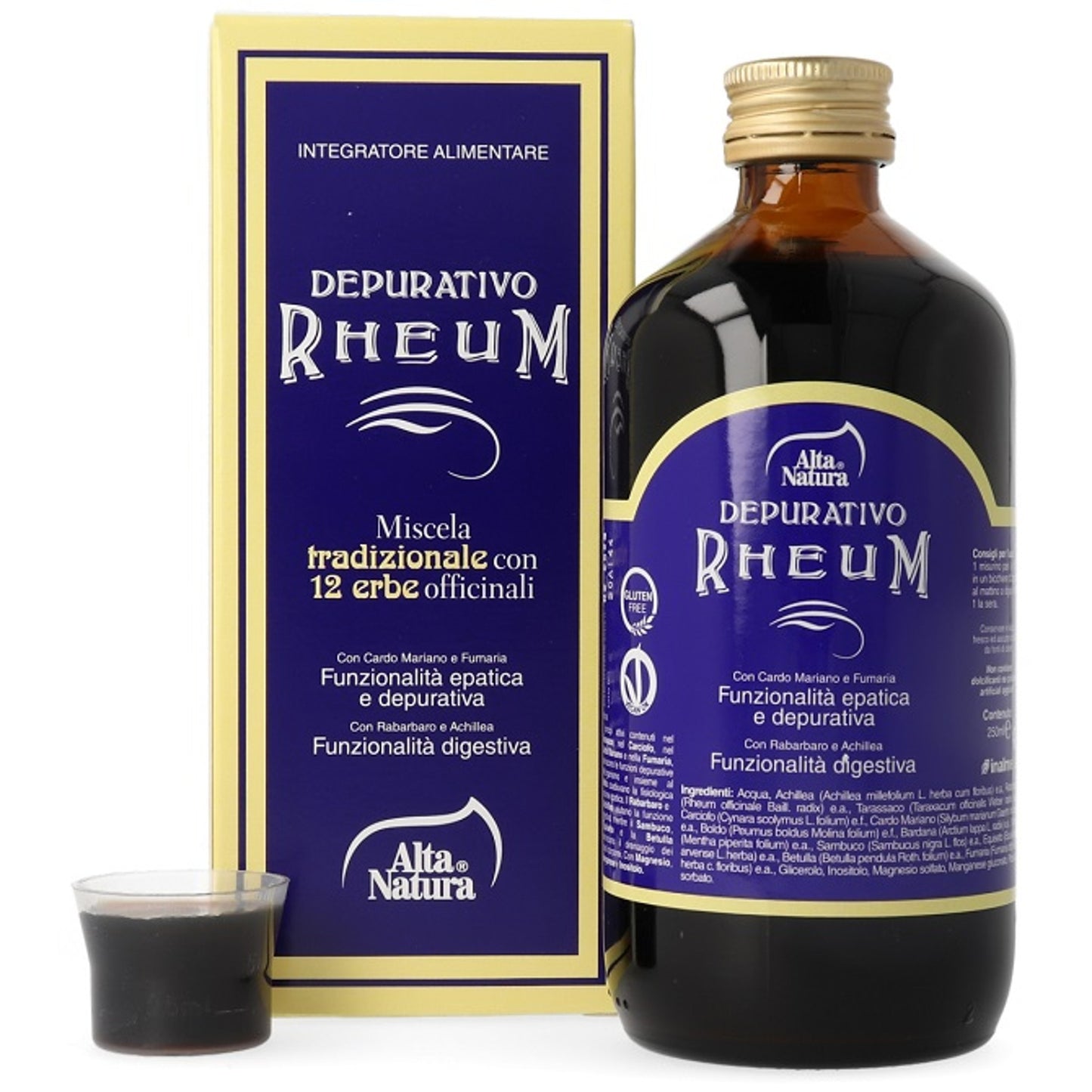Depurativo Rheum Miscela Erbe Officinali 250 Ml