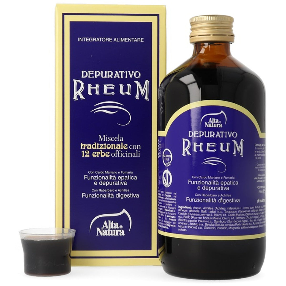Depurativo Rheum Miscela Erbe Officinali 250 Ml