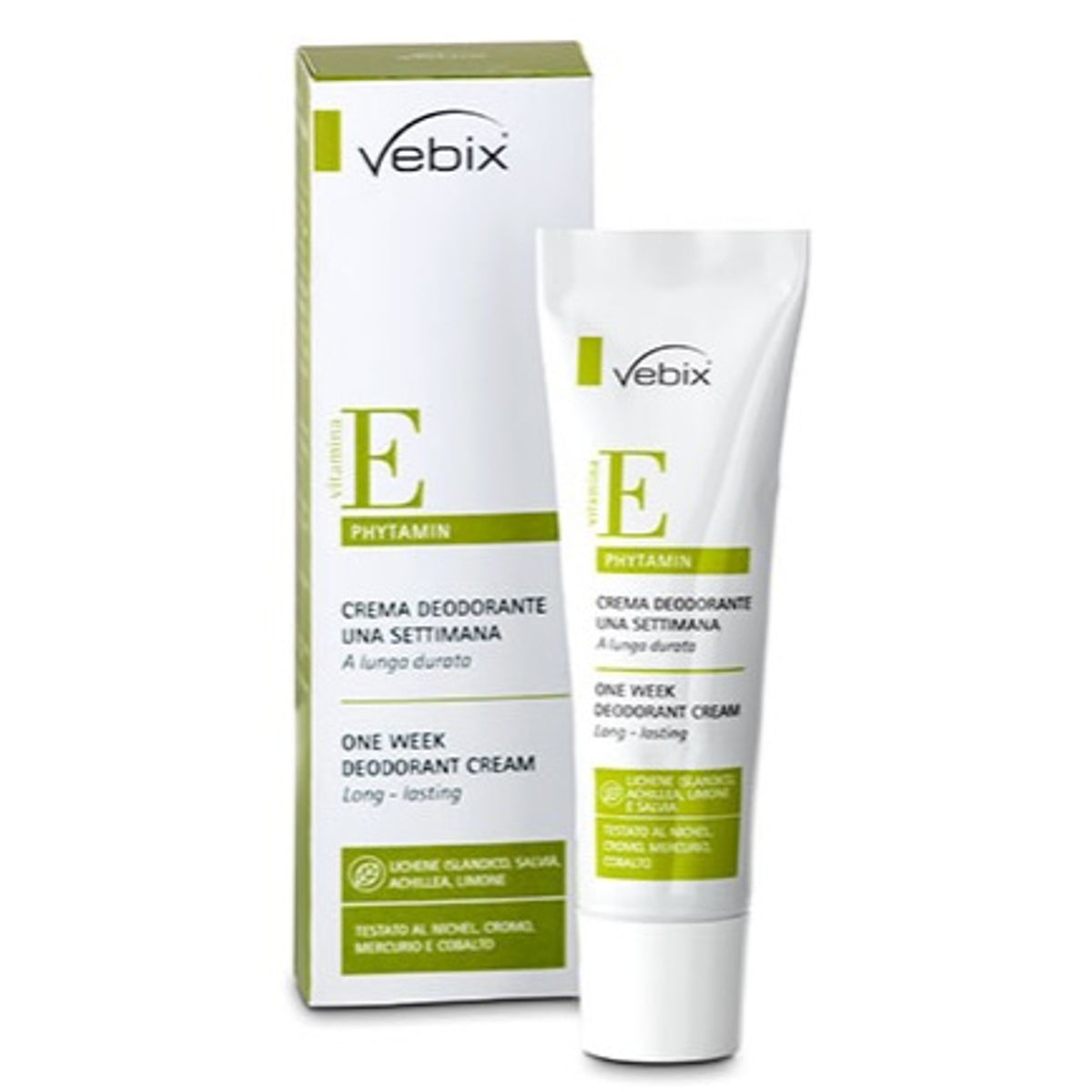 Vebix Phytamin Deodorant Cream 1 Week 25 ml
